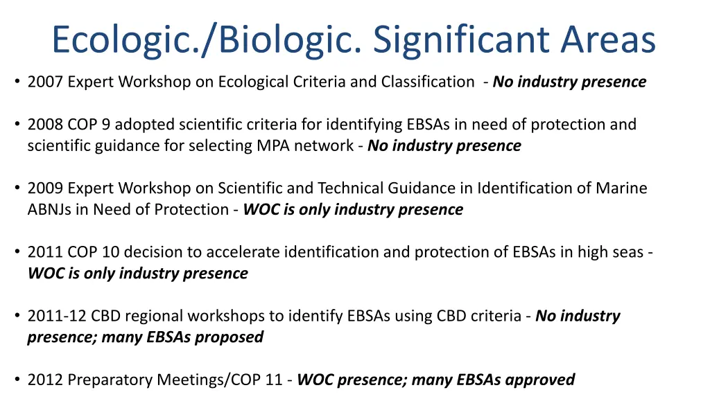 ecologic biologic significant areas