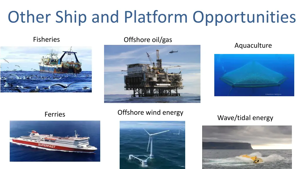 other ship and platform opportunities