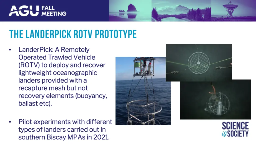 landerpick a remotely operated trawled vehicle