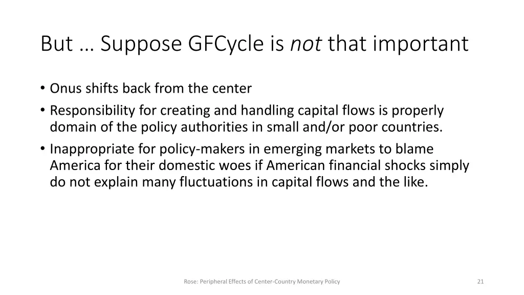 but suppose gfcycle is not that important