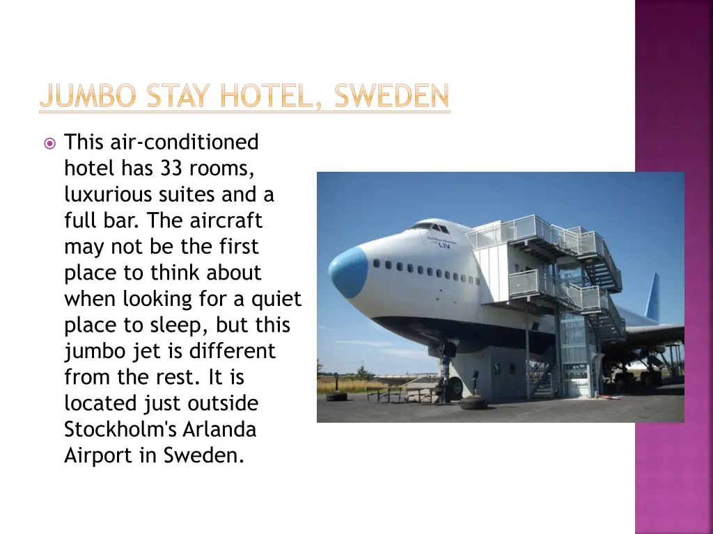 jumbo stay hotel sweden