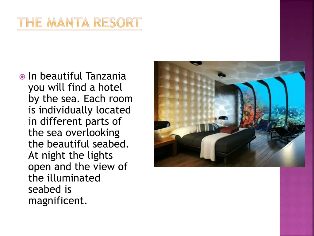 the manta resort