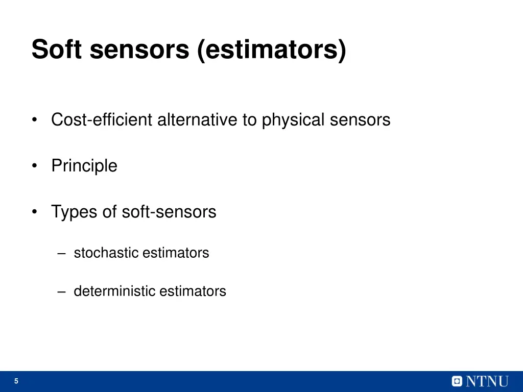 soft sensors estimators