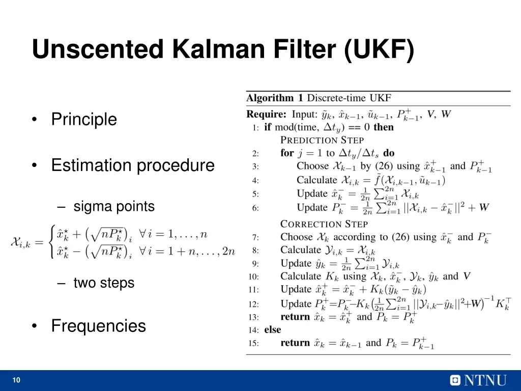 unscented kalman filter ukf