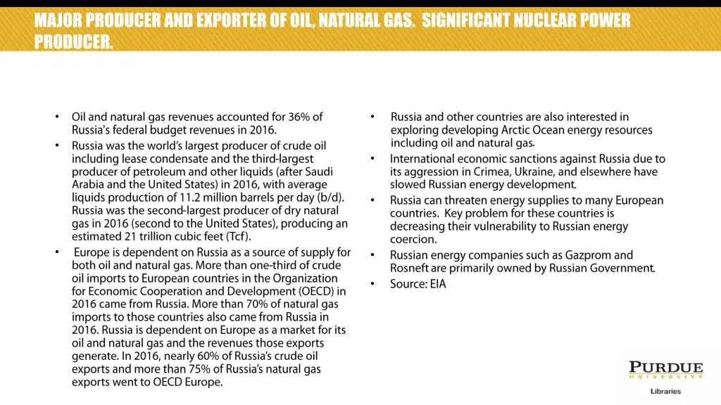 major producer and exporter of oil natural