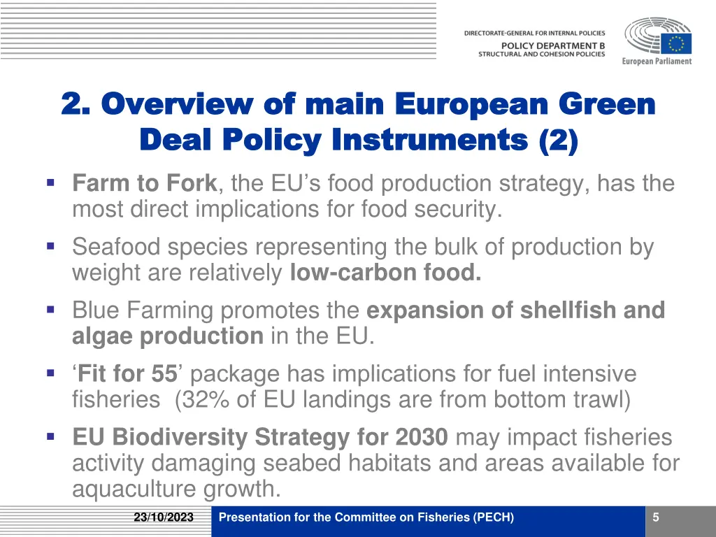 2 overview of main european green 2 overview 1