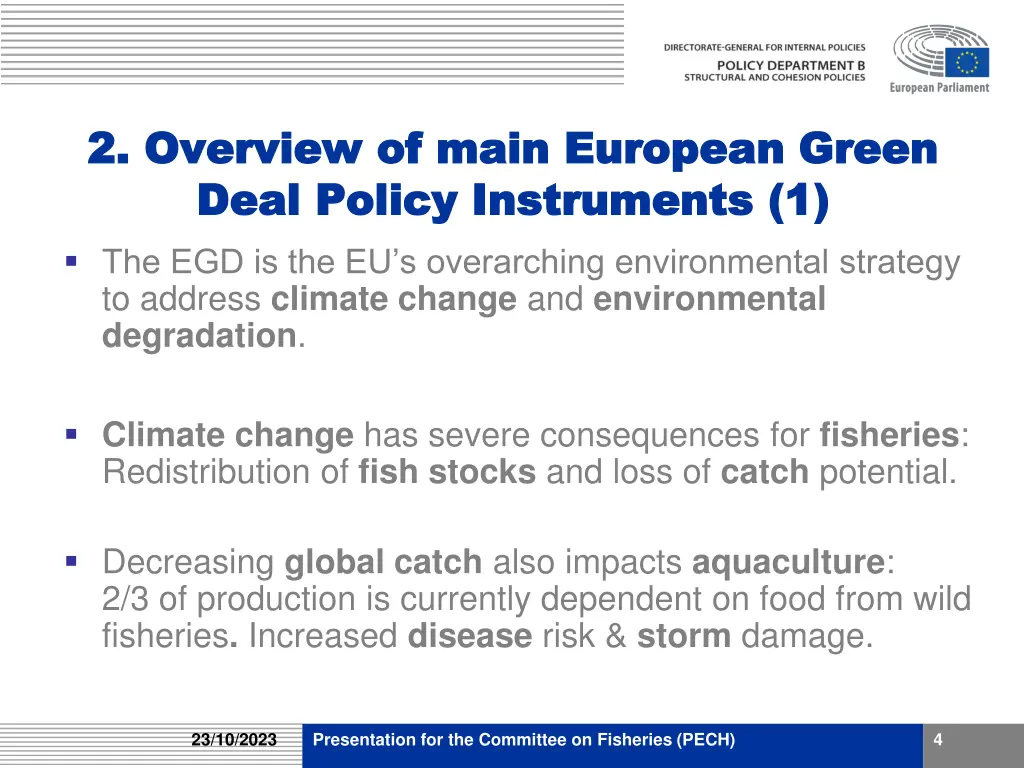 2 overview of main european green 2 overview