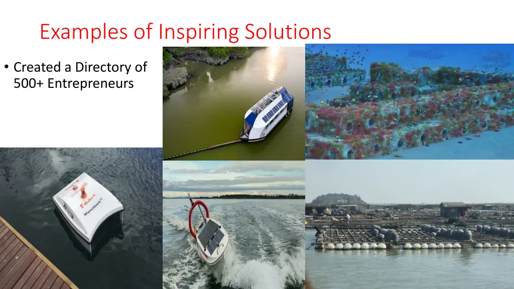 examples of inspiring solutions