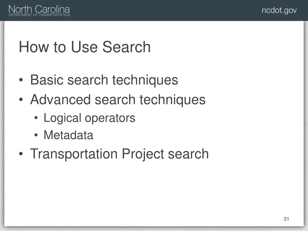 how to use search