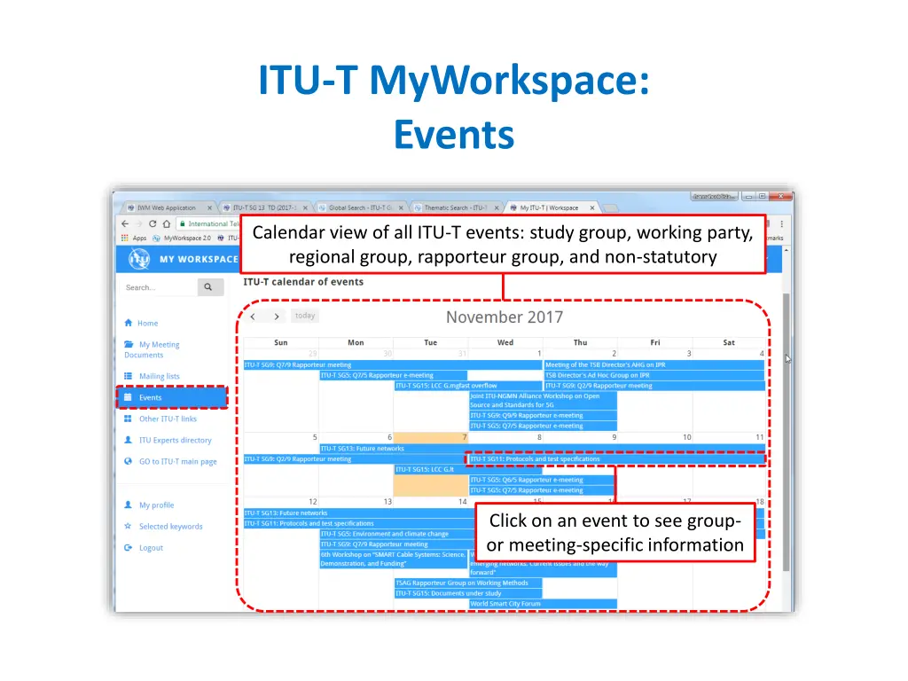 itu t myworkspace events