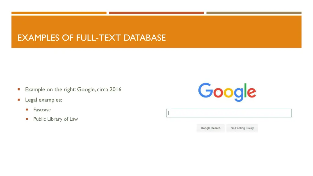 examples of full text database