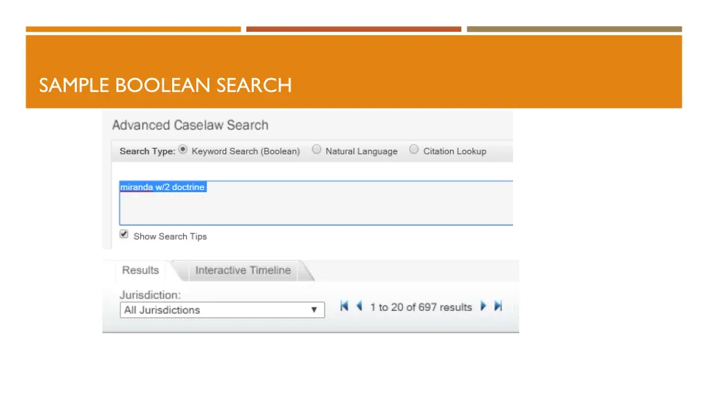 sample boolean search