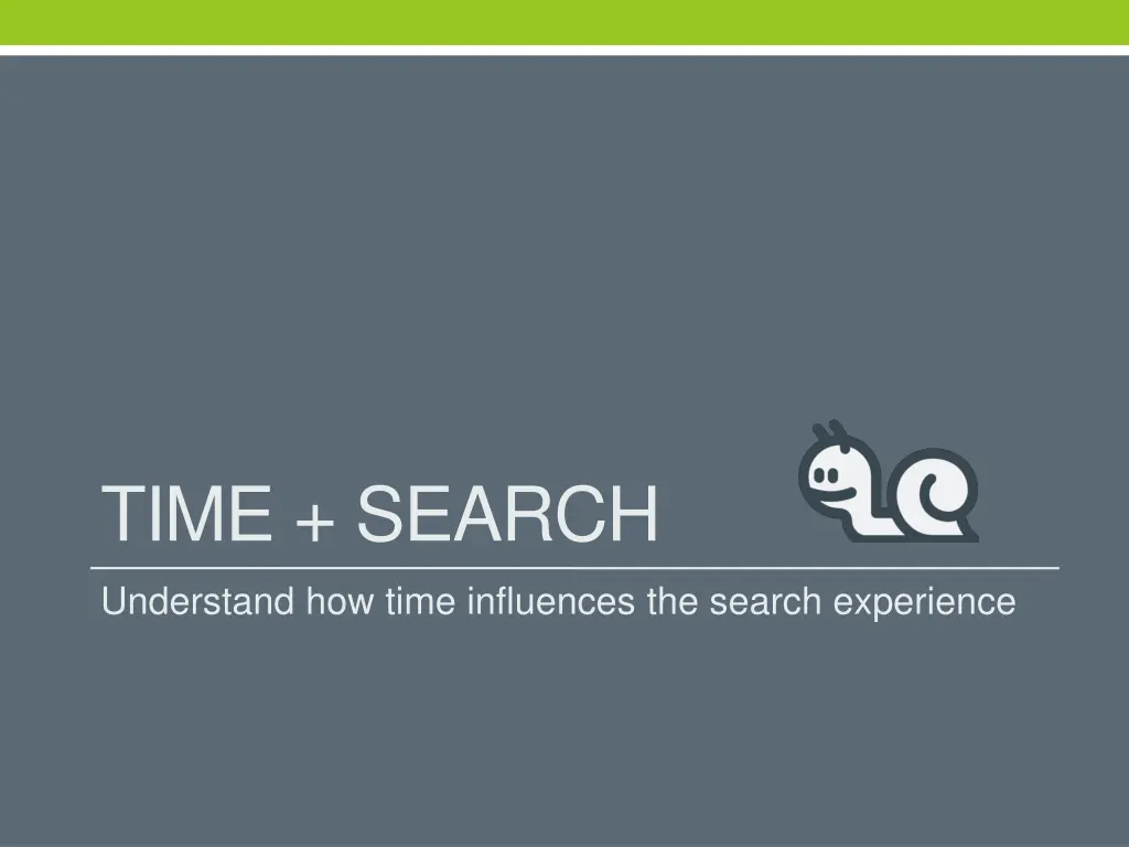 time search