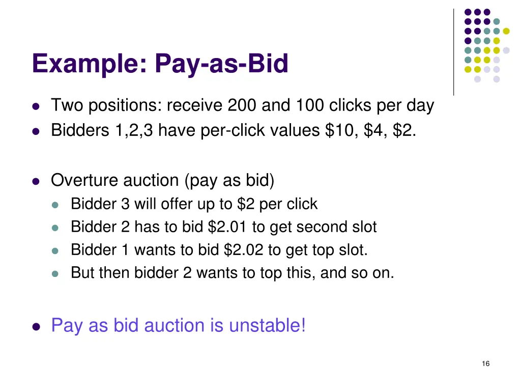 example pay as bid