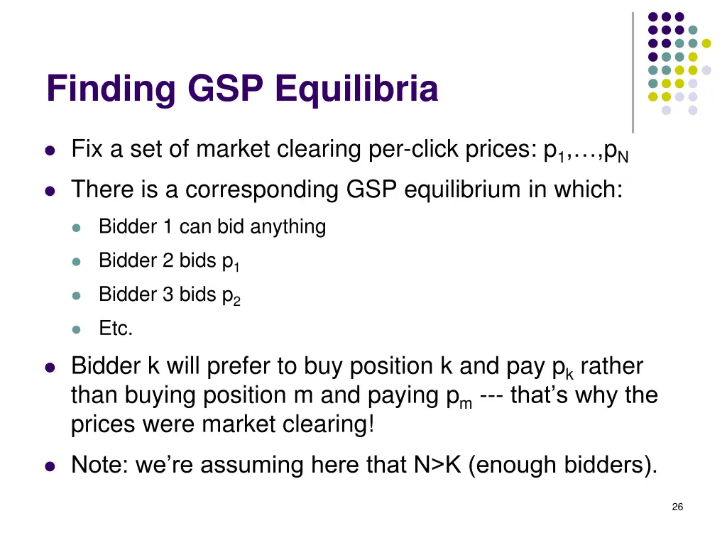 finding gsp equilibria