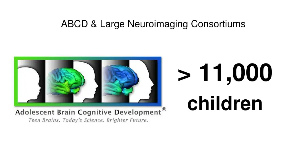 abcd large neuroimaging consortiums