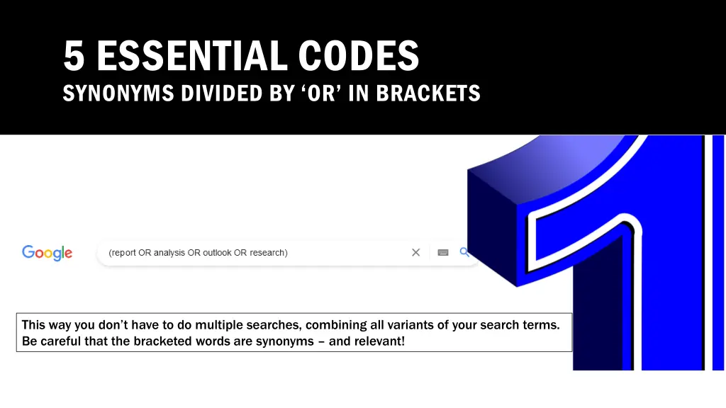 5 essential codes synonyms divided