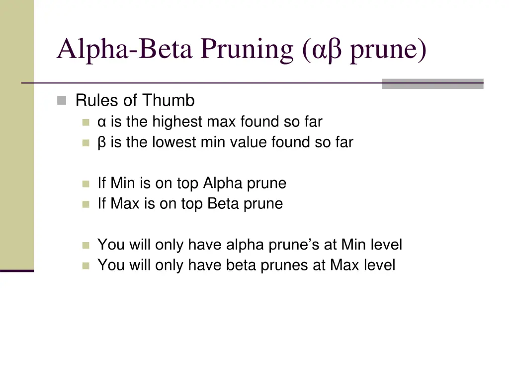 alpha beta pruning prune