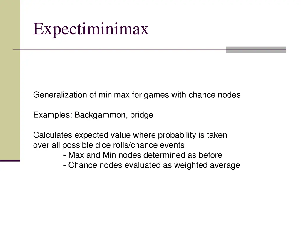 expectiminimax