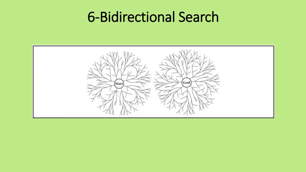 6 6 bidirectional search bidirectional search 1