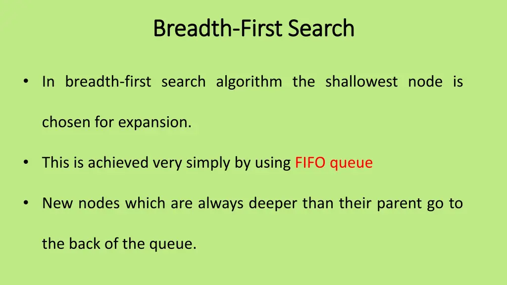 breadth breadth first search first search 1