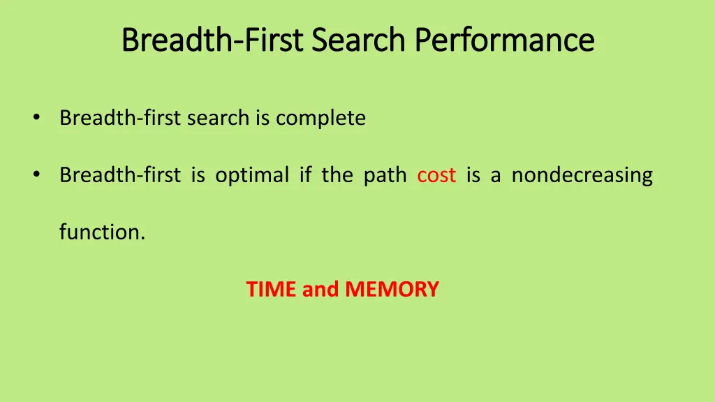 breadth breadth first search performance first