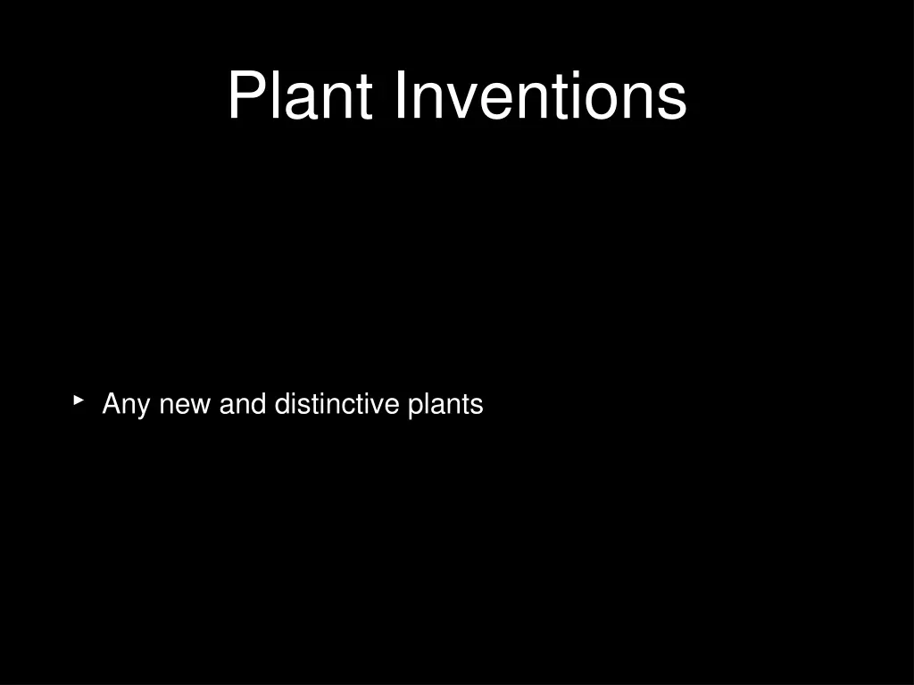 plant inventions