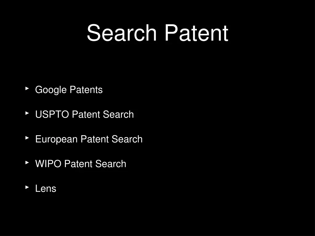 search patent