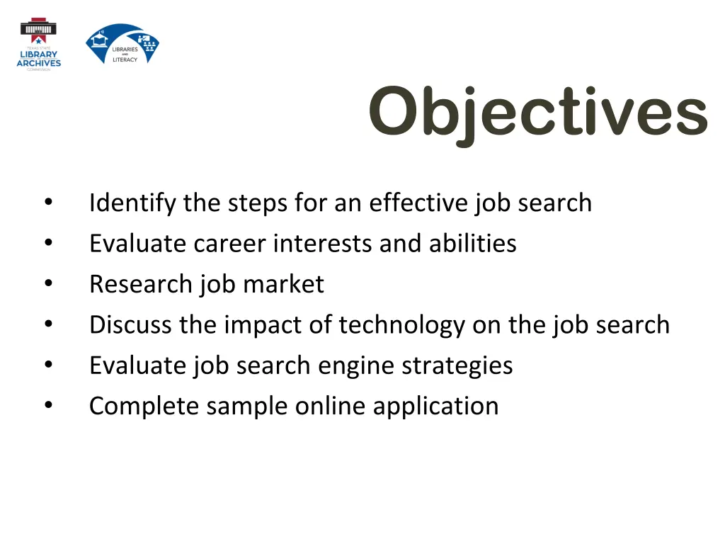 objectives