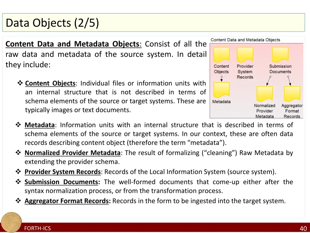 data objects 2 5