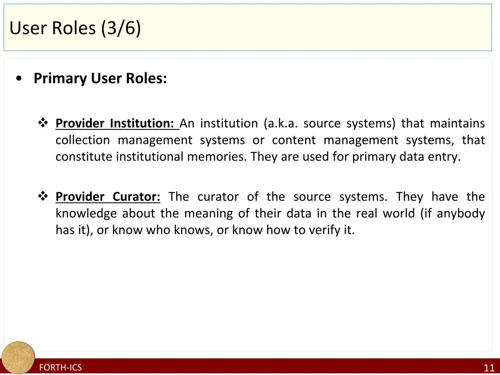 user roles 3 6