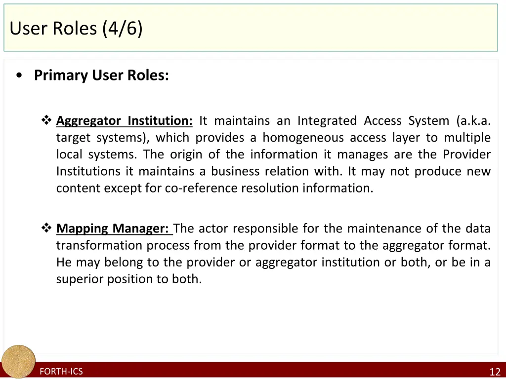 user roles 4 6