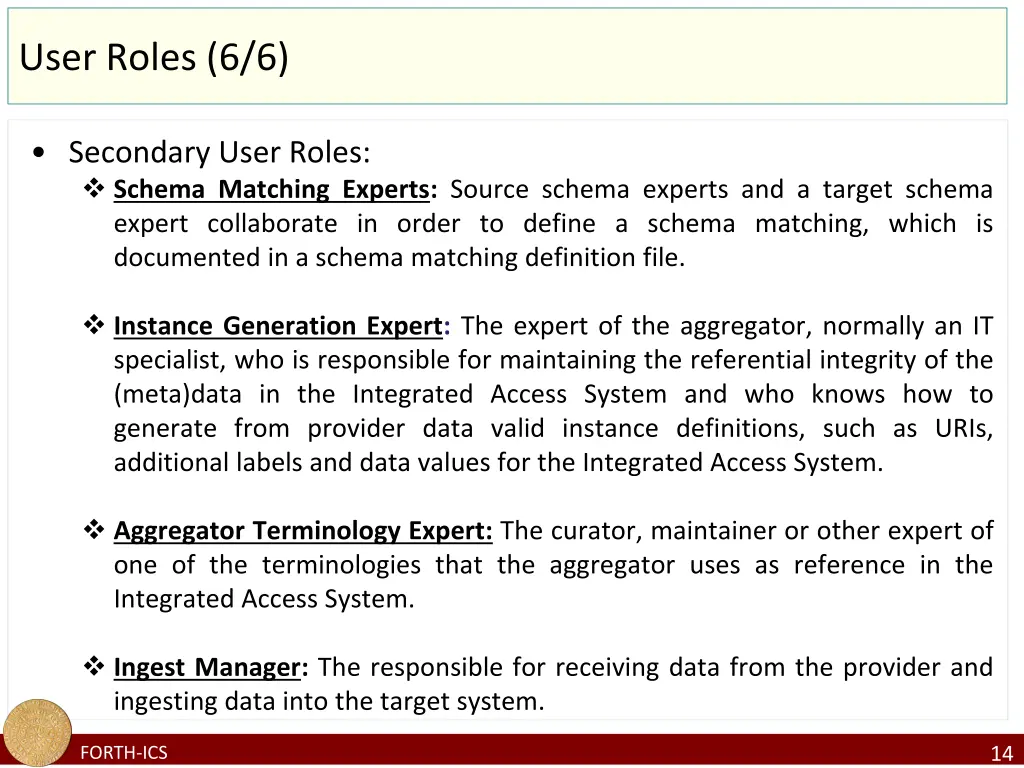 user roles 6 6