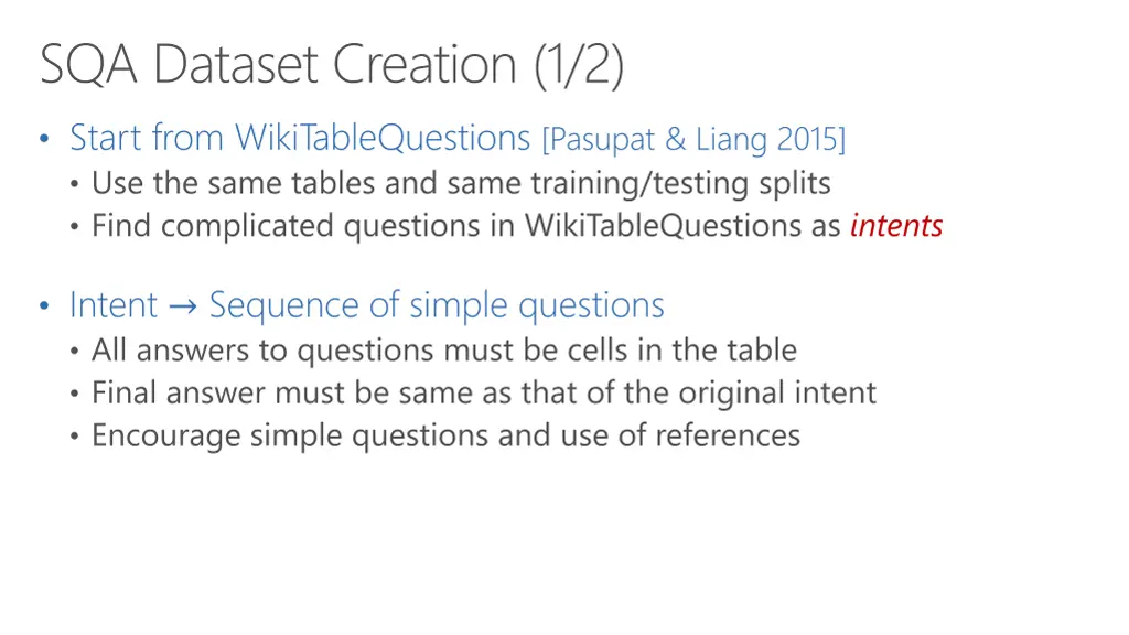 sqa dataset creation 1 2