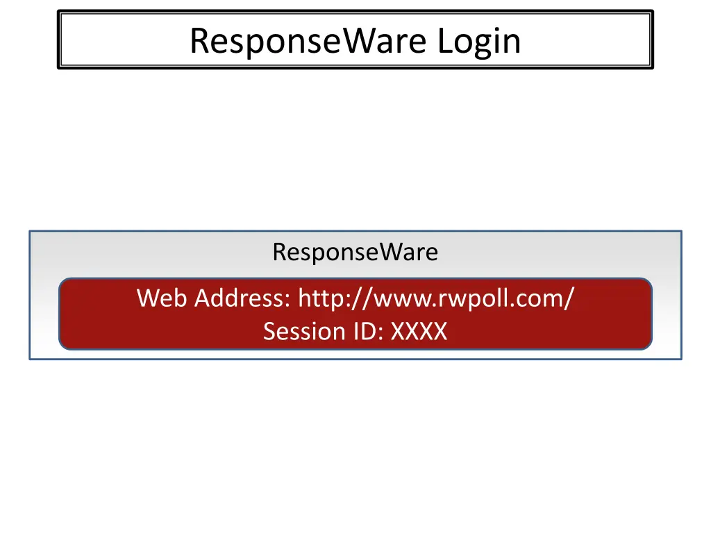 responseware login