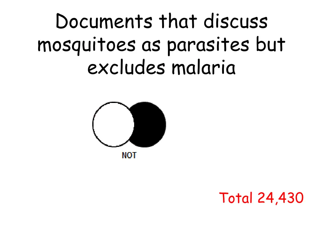 documents that discuss mosquitoes as parasites