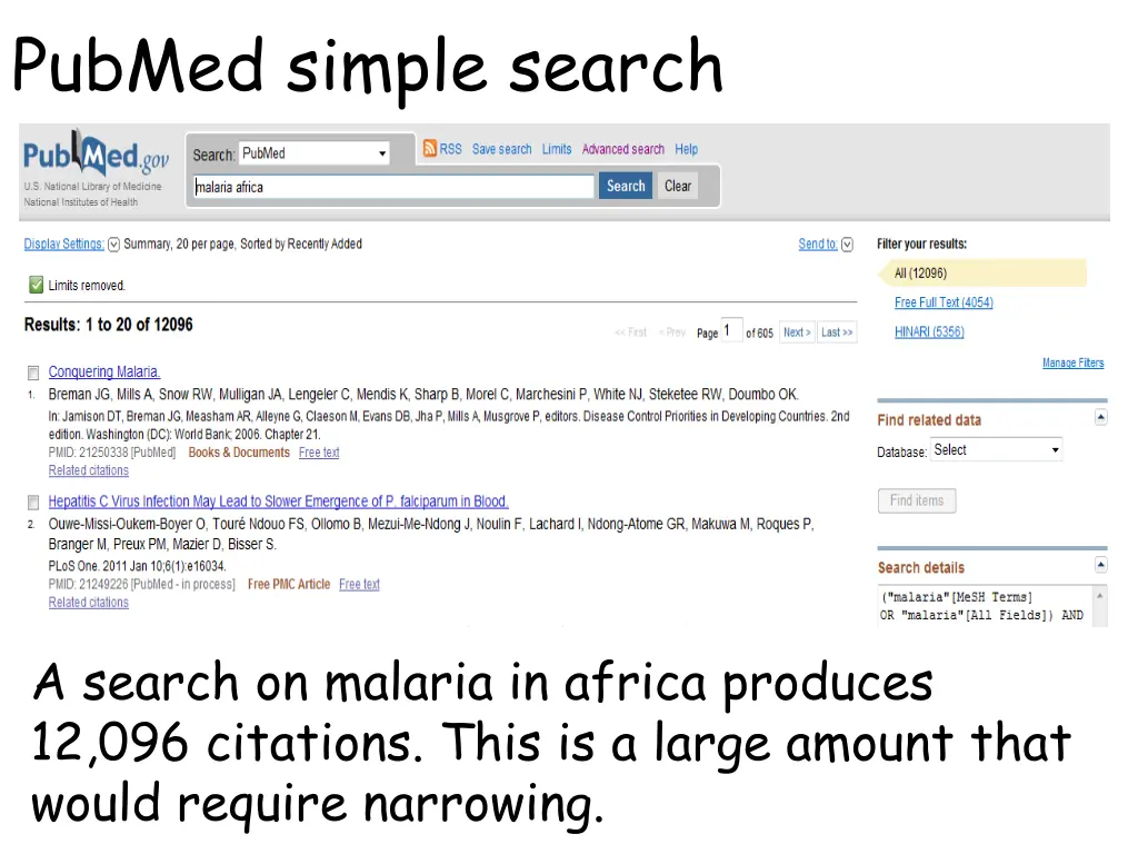 pubmed simple search