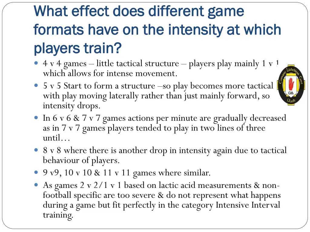 what effect does different game what effect does