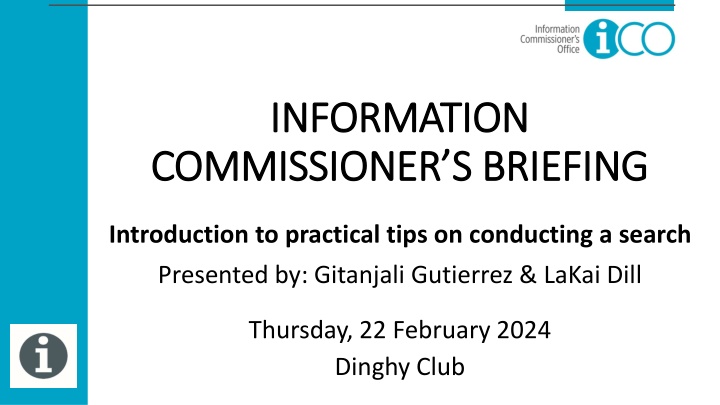 information information commissioner s briefing