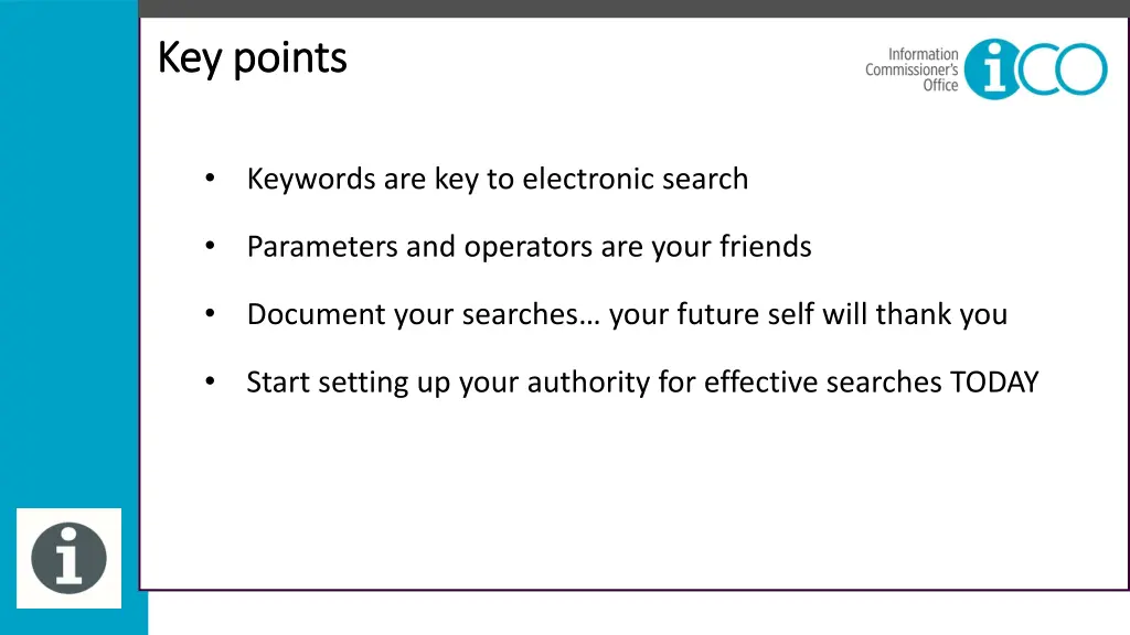 key points key points