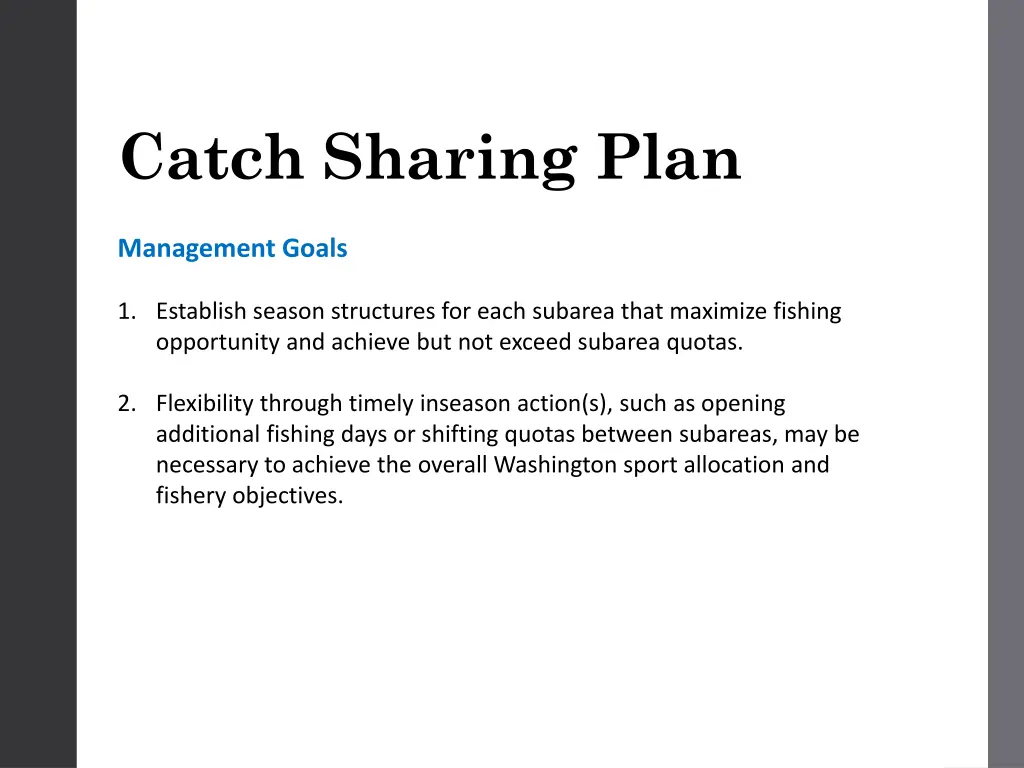 catch sharing plan