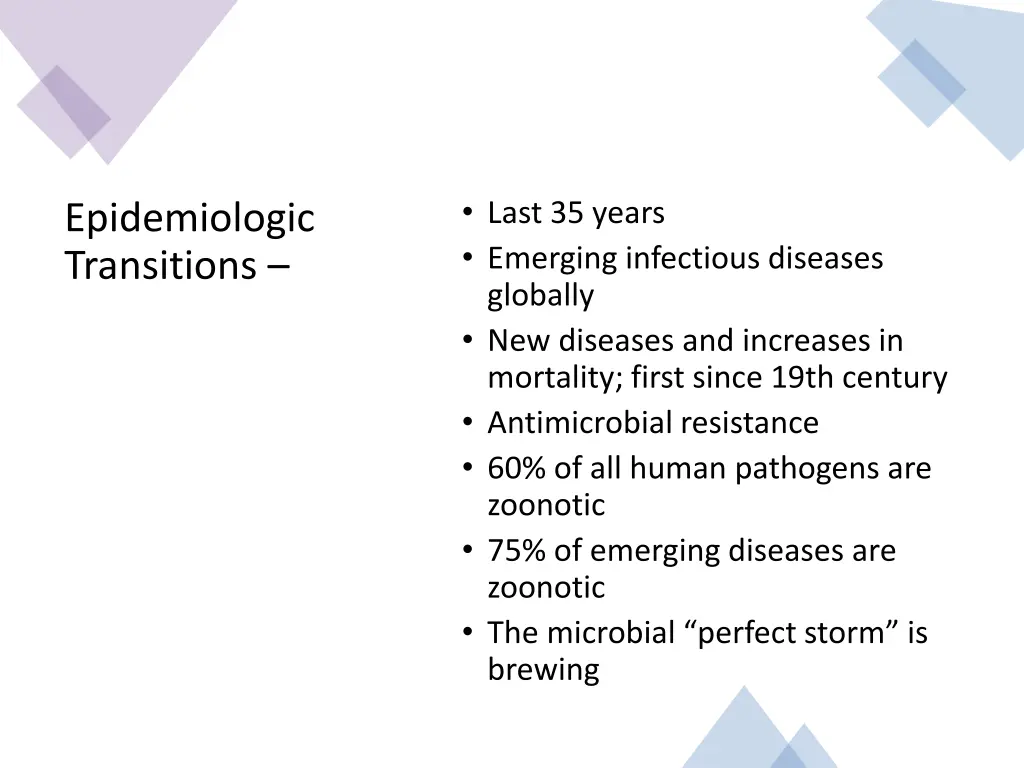 last 35 years emerging infectious diseases