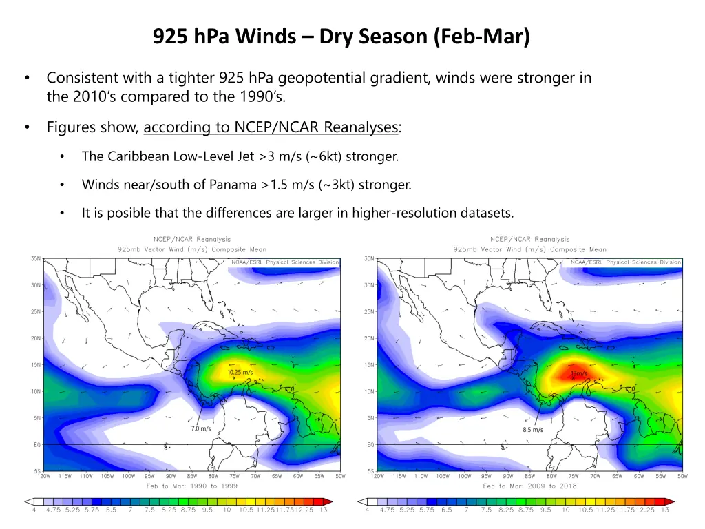 925 hpa winds dry season feb mar