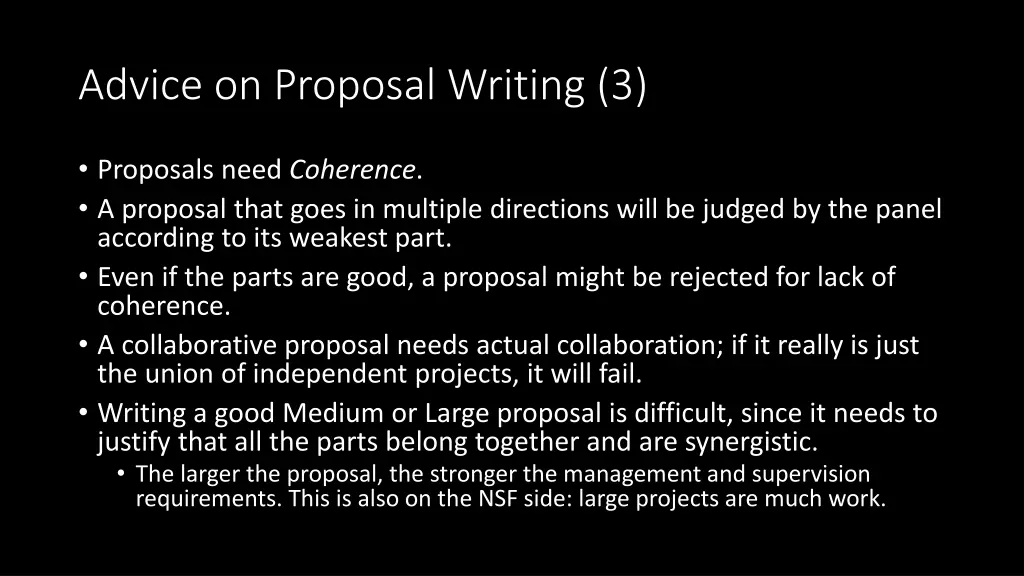 advice on proposal writing 3