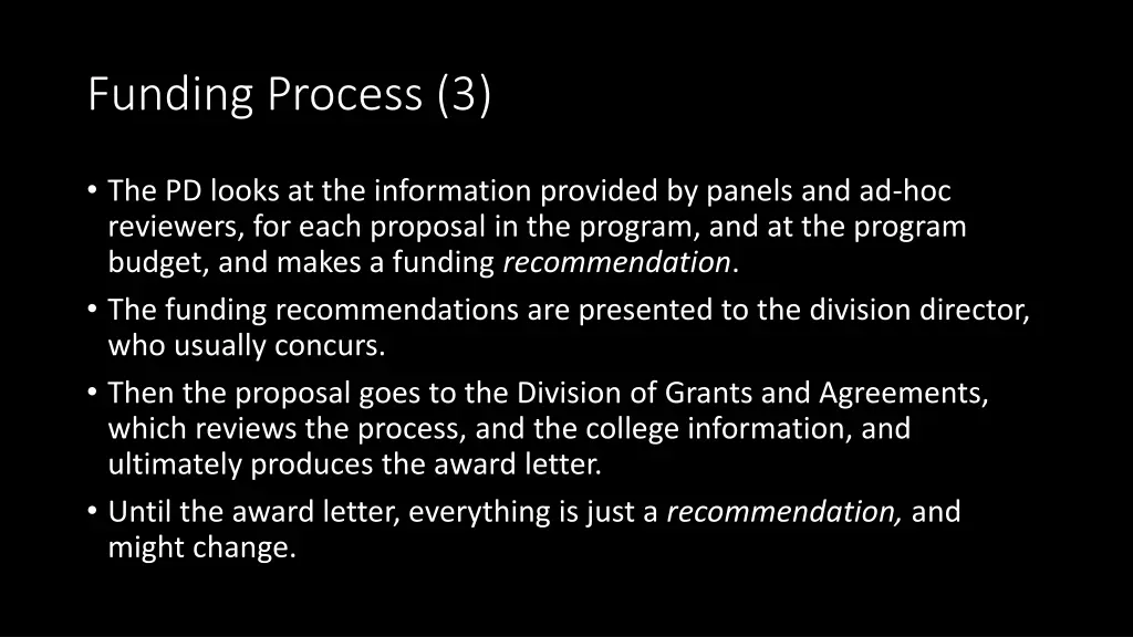 funding process 3