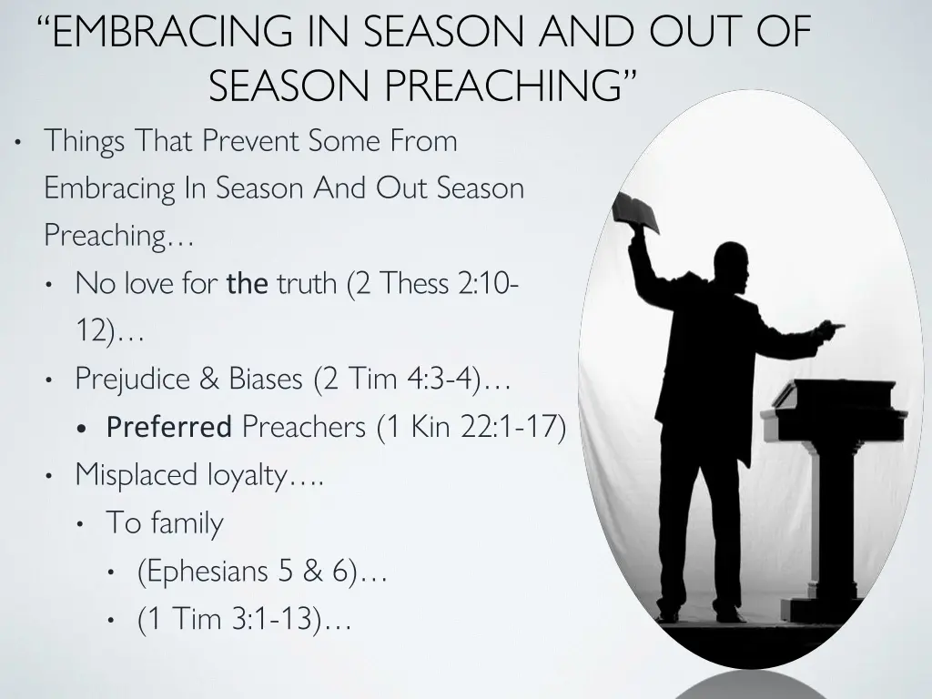 embracing in season and out of season preaching 8