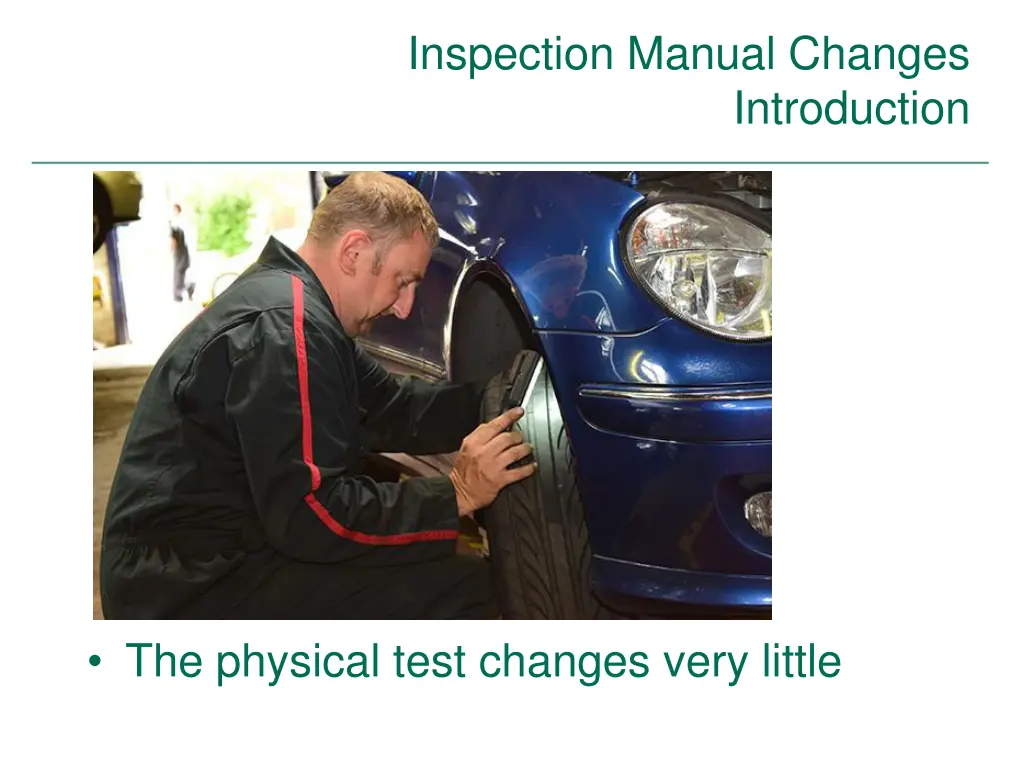 inspection manual changes 1