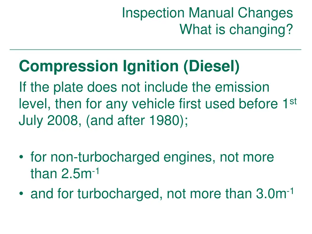 inspection manual changes what is changing 38