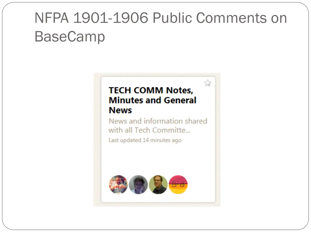 nfpa 1901 1906 public comments on basecamp