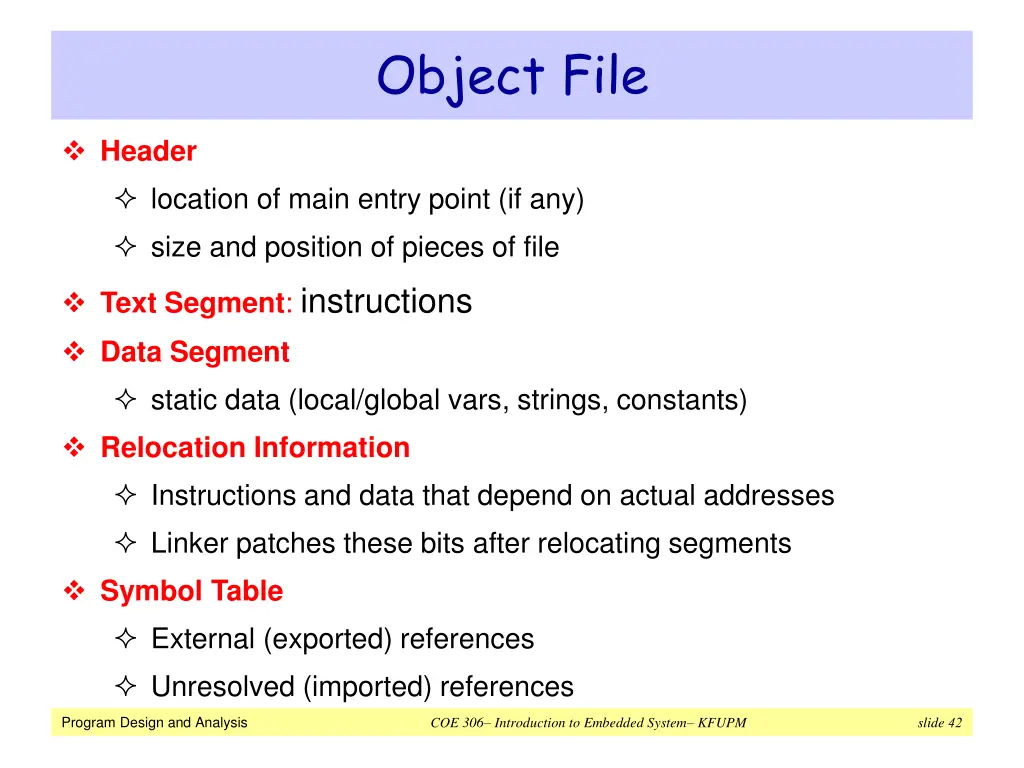 object file